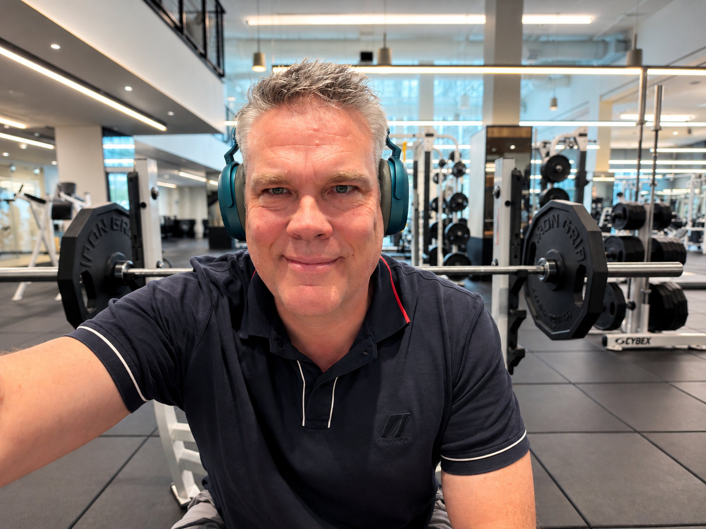 Anthony Sabol at the gym